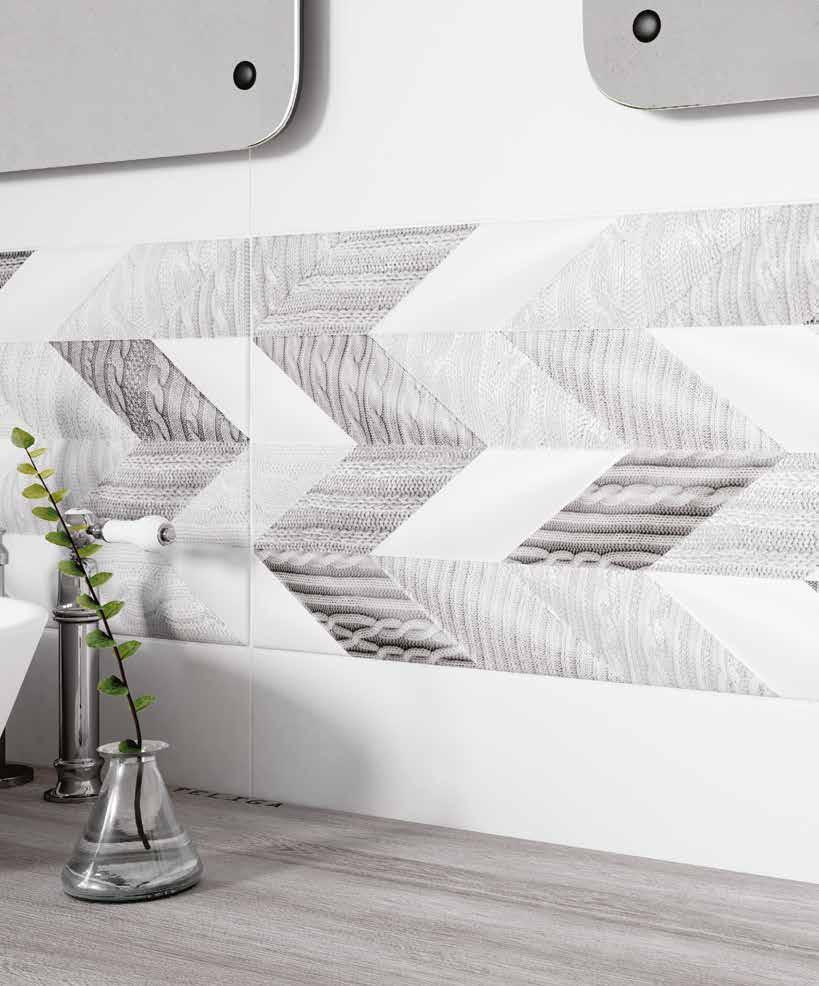 1) 2) 5) 3) 6) ) PŁYTKI ŚCIENNE / WALL TILES PŁYTKI PODŁOGOWE / FLOOR TILES 1) ND036-002 FRENCH BRAID inserto