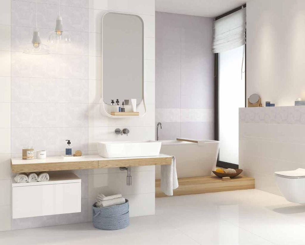 GLAMOUR white inserto geo 2 x 7;
