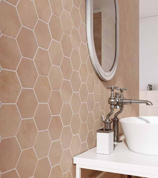 In this bathroom, yesterday is today Płytki w tej aranżacji / The tiles in