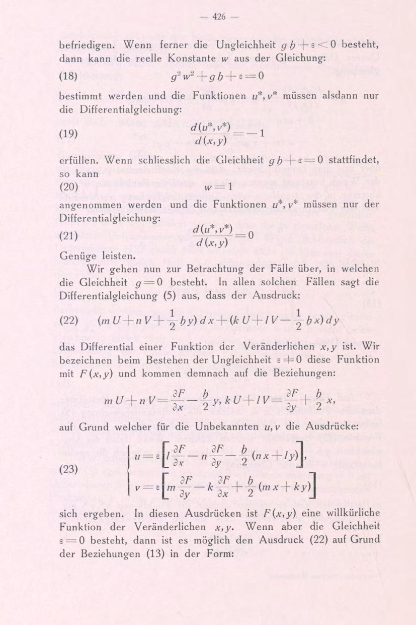 426 befriedigen.
