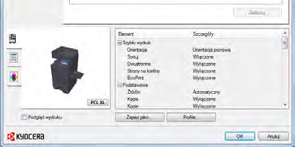 Drukowanie z komputera > Drukowanie z komputera Drukowanie z komputera W niniejszej części opisano metodę drukowania z wykorzystaniem KX DRIVER.