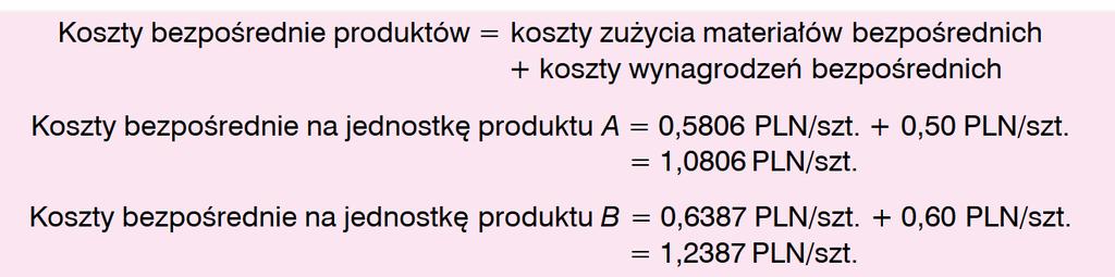 Kalkulacja podziałowa ze współczynnikami Walińska, Ewa. MERITUM Rachunkowość.