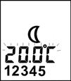 The unit will now operate to this temperature permanently.
