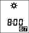 Programming 4-event time and temperature For each event, the start time and required temperature must be set.