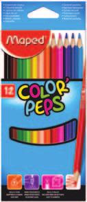 Kredki drewniane Color Peps kredki szeroka gama kredek ołówkowych Maped w
