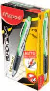 niebieski, różowy końcówka o grubości 0,5 mm wkłady w komplecie 559511 559530 559533 559536 559610 559511 JS: 1 blister + zapasowe grafity HB 0,5 mm 3 154145 595116 559530 niebieskie, pudełko JS: 12