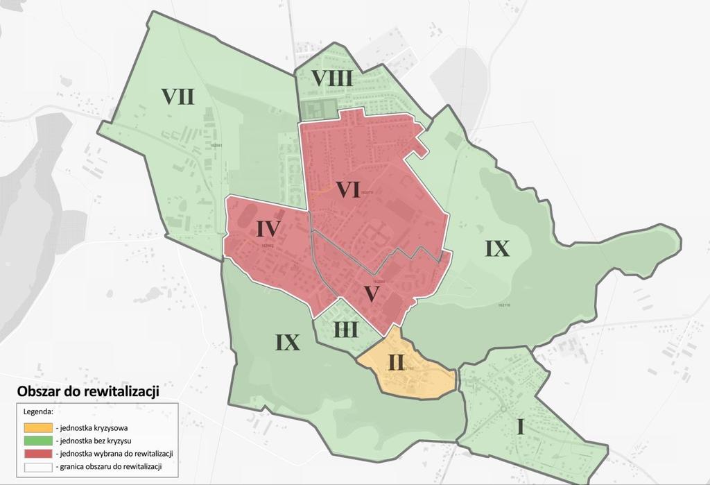 Mapa 2 - Obszar Rewitalizacji Miasta Sztum 1.