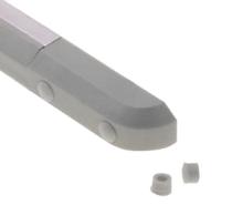 PCV. luminium rail with grey PVC bumper. KP-C65-2072 Wykonane z szarego PCV.