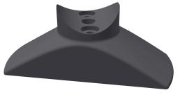 Uchwyt boczny pó³ek Side-handle Uchwyt boczny pojemników Side-handle Wykonany z poliamidu. Made of polyamide.