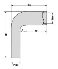 KP-CC KP-CC-CL Odp³yw Drain Odp³yw k¹towy ngle outflow Wykonany z nylonu z uszczelką i nakrętką.