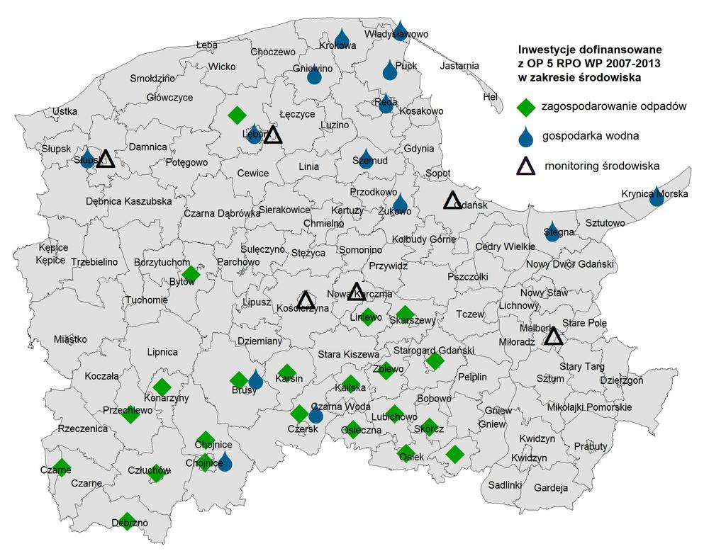 SPRAWOZDANIE KOŃCOWE RPO WP 2007-2013 Mapa 6.