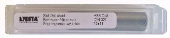 HSSCo Frezy NFPg DIN 327 FESTA Professional Frezy kobaltowe HSSCo8 krótkie 2-ostrzowe z chwy tem walcowy m. d L l1 Cena mm mm mm zł/szt. 2.0 48 4 28.56 2.5 30.19 49 5 3.0 28.56 3.5 50 6 30.19 4.0 28.56 51 7 4.