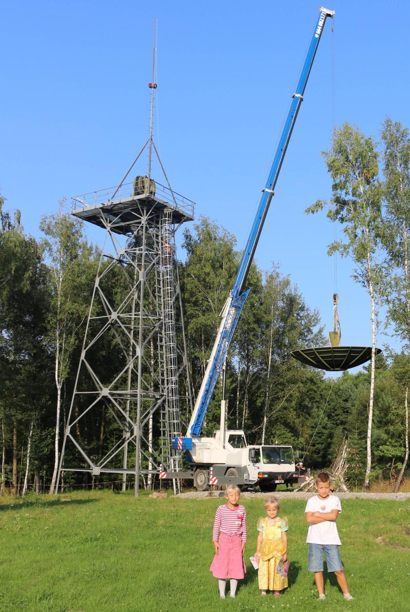 radioteleskopu na więżę.