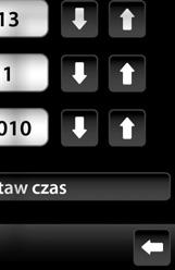 Ekran główny data czas (dotykając zegar w prawym górnym rogu (rys.
