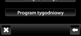 STEROWANIE / ZAŁĄCZANIE Menu główne / Załączanie Menu załączanie służy do konfiguracji jednostek z możliwością załączania. Po dotknięciu na nazwę Załączanie (rys.