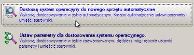 105 5. Program oferuje dwa tryby wykonywania: w pełni automatyczny i zaawansowany. Poniżej opisany jest krok po kroku scenariusz automatyczny, aby wyjaśnić jak odbywa się ten proces.