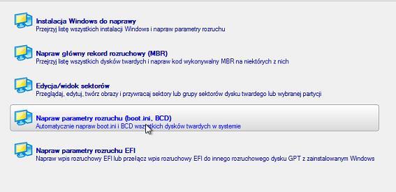 91 Proszę użyć Recovery Media Builder aby przygotować środowisko rozruchowe Paragon na flash albo obraz ISO.