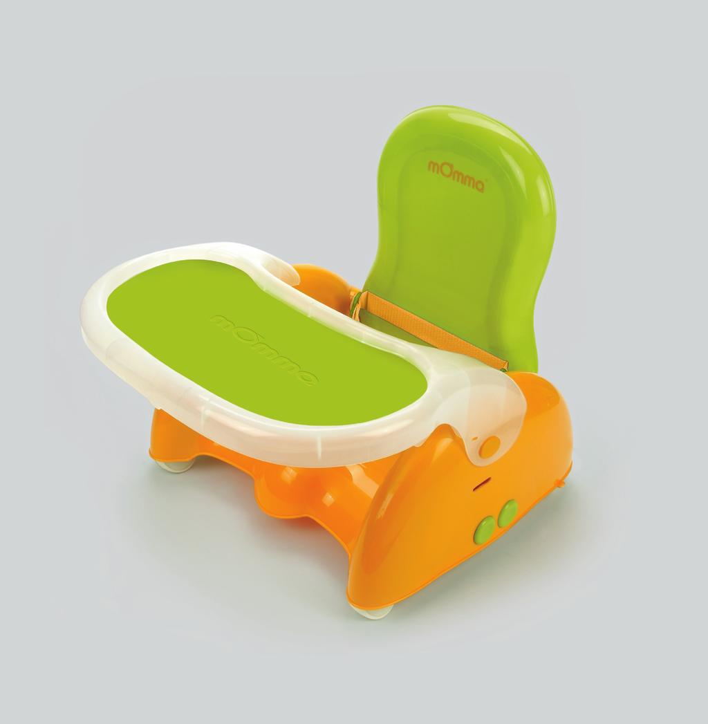 SE D U TA C O N F O RTEV O LE UNIVERSAL FIXING SYSTEM ADJUSTABLE HEIGHT ALTEZ Z A R E G OLA BILE COMFORTABLE SEAT REMOVABLE TRAY VA S S
