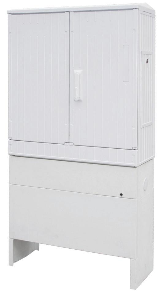 Obudowy typu KVS-10 Wymiary Wielkość Wysokość [mm] Szerokość [mm] Głębokość [mm] 00 850 461 322 0 850 596 322 1 850 791 322 2 850 1121 322 Definicja produktu Obudowy zgodne z DIN EN 60439-1, DIN EN