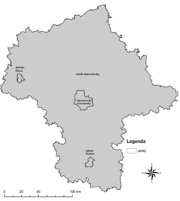 5.1.2 Jakość powietrza Zgodnie z art. 25 ust. 2 ustawy z dnia 27 kwietnia 2001 r. Prawo ochrony środowiska (Dz. U. 2017, poz. 519 z poźn. zm.