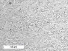 ta i a II Rzeczywisty skład chemiczny badanej stali S700MC o grubości 10 mm ta e II The real chemical composition of the original S700 MC steel material Stężenie pierwiastków, % wag.