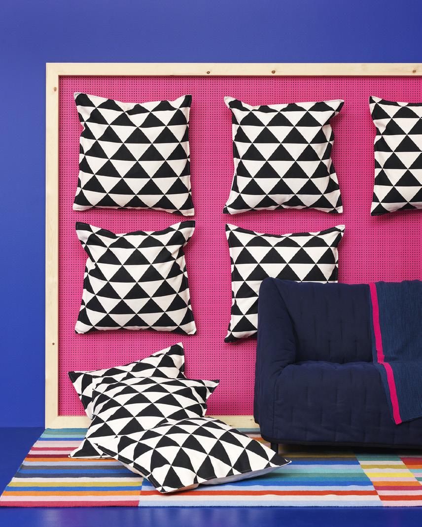 MATERIAŁY PRASOWE IKEA / LUTY 2018 / 14 PH148153 POSZEWKA JOHANNE Pomysł na poszewkę na poduszkę JOHANNE narodził się w efekcie naszych starań, by tworzyć bardziej zrównoważone i atrakcyjne produkty.