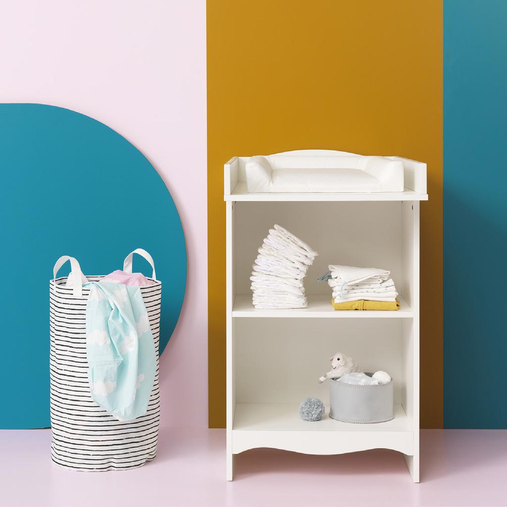 MATERIAŁY PRASOWE IKEA / LUTY 2018 / 25 PH148173 PE657566 SOLGUL stół do przewijania 249,- Można