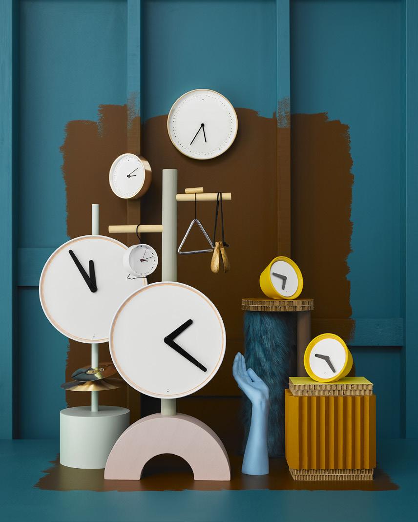 MATERIAŁY PRASOWE IKEA / LUTY 2018 / 34 PH148216 ZEGARY STOLPA I PANORERA W tym miesiącu przedstawiamy serię nowych zegarów, które łączą w sobie dobre wzornictwo, funkcjonalność i cenę.