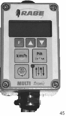 RABE Multitronic monitor siewu. Przydatne funkcje Multitrinic II monitor siewu to kompaktowy komputer pokładowy dysponujący wieloma użytecznymi funkcjami.