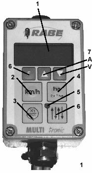 3) Uruchomienie monitora siewu Monitor siewu Multitronic II będzie włączony, gdy wtyczkę zasilania włoży się w gniazdo zasilania. Zabrzmi krótki sygnał dźwiękowy. Na wyświetlaczu pojawi się na ok.