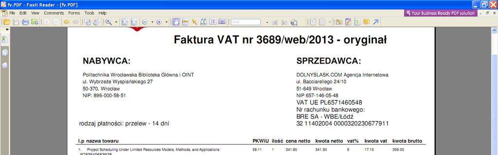 Możliwość odliczania VAT-u w