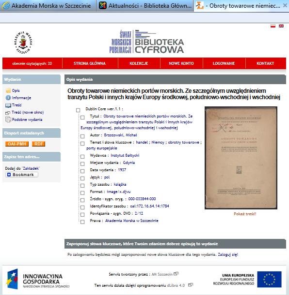 244 E. Edelman Il. 3. Biblioteka Cyfrowa Świat Morskich Publikacji (http://www.smp.am.szczecin.