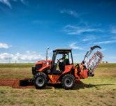 DITCH WITCH www.jlm.pl KOPARKI ŁAŃCUCHOWE I PŁUGI DO UKŁADANIA KABLI RT80 Quad To model nadający się do wykonywania wszelkiego rodzaju zadań związanych z pługoukładaniem.