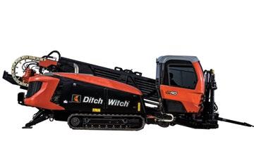 DITCH WITCH WIERTNICE HORYZONTALNE KIERUNKOWE JT40 Maszyna ta posiada zoptymalizowany, najlepszy w swojej klasie interfejs operatora.