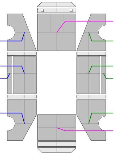 DRIVING CAB - Description of the varnished coating 350-1200 2400-1000 215-1700 420-1500 220-1100 350-2000 380-750 300-1200 300-2000 210-630 No. Component name L/R Thickness [µm] Description 1.