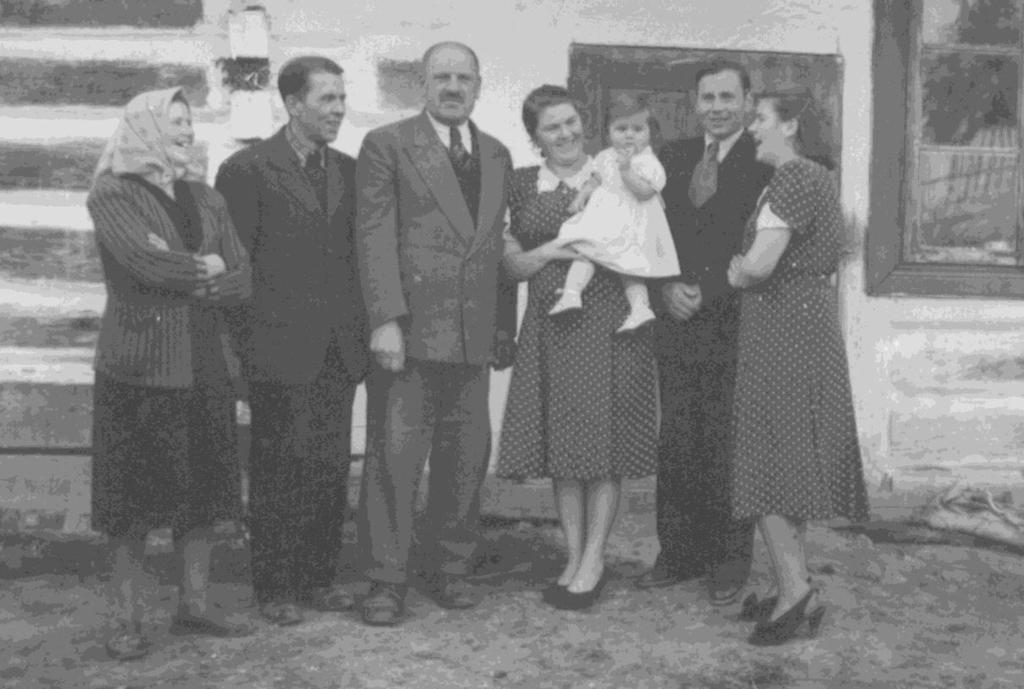 Babcia Franka z bratem Staszkiem z Zakopanego, Julian Feldman, Janina Stankiewicz z