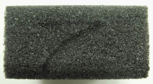 Auxetic polyurethane foams method for determining a softening point 13 Fig. 9 shows examples of foam samples after having held it at a temperature of 180 C, taken out of the form after 0,5 h.