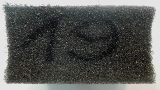 It resulted from the measurements that the dimensions of a sample, both the base and height, were reduced, which means that the material shrank. a) b) Fig. 9.