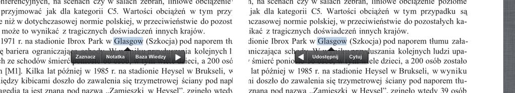 zaznaczać ważne fragmenty kolorem. Słowa kluczowe oraz kolory pomogą Ci później odnaleźć istotne elementy tekstu. System zapamiętuje znaczniki i sam podpowiada tagi.
