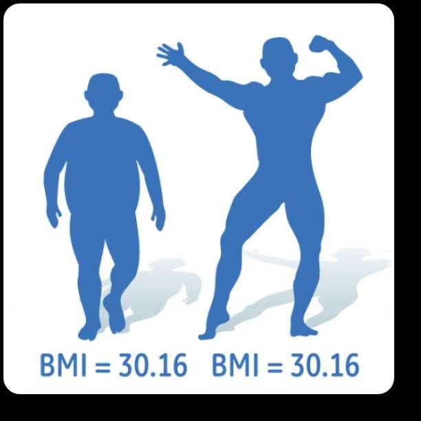 BMI = masa / wysokość 2 L.A.J.