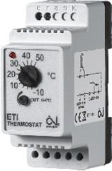 Elektrniczne na szynę DIN ETI Regulatry Temperatury Elektrniczny Regulatr Temperatury ETI przeznaczny jest d sterwania systemami grzewczymi, w szczególnści chrną fundamentów (chłdnie) i rur.