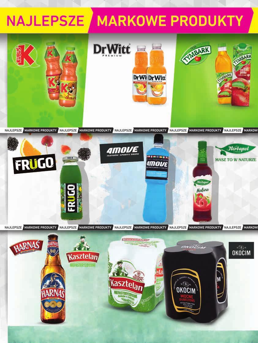 Sok Kubuś 0,9 l, 2,99 zł / 1 l 3,29 18% 2 69 Sok Napój Dr Witt 1 l 3,99 12% 3 49 Sok Tymbark jabłko, karton jabłko, butelka 1 l 1,20 zł 3,99 2 79 Napój niegazowany Frugo 0,25 l, 4,76 zł / 1 l 1,49