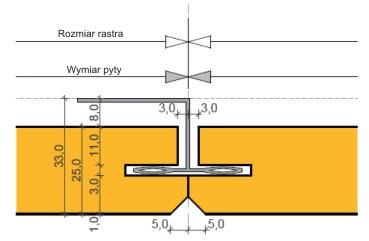 wszystkich stron, pod widoczny profil T 24/38 SK-06 Falc