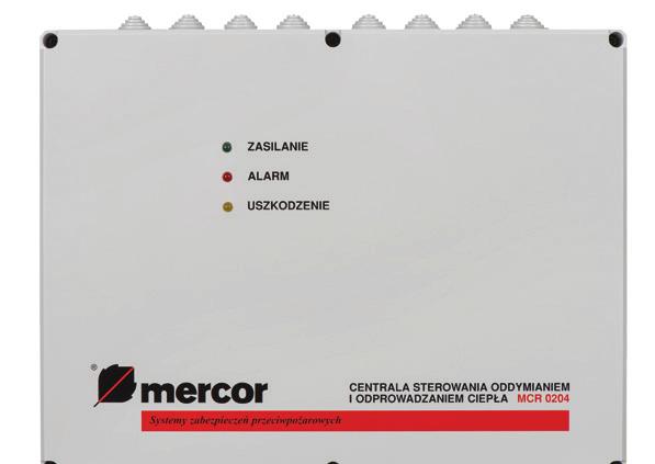 elektryczny system sterowania 24V- 13.2.2. centrala sterująca mcr 0204 Centrala sterowania oddymianiem mcr 0204 jest urządzeniem sterującym w elektrycznych systemach oddymiania.