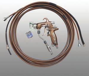 Assisted Airless Ręczny pistolet natryskowy Binks AA4400M w technologii air assisted airless został zaprojektowany z myślą zarówno o użytkownikach jak i środowisku naturalnym.