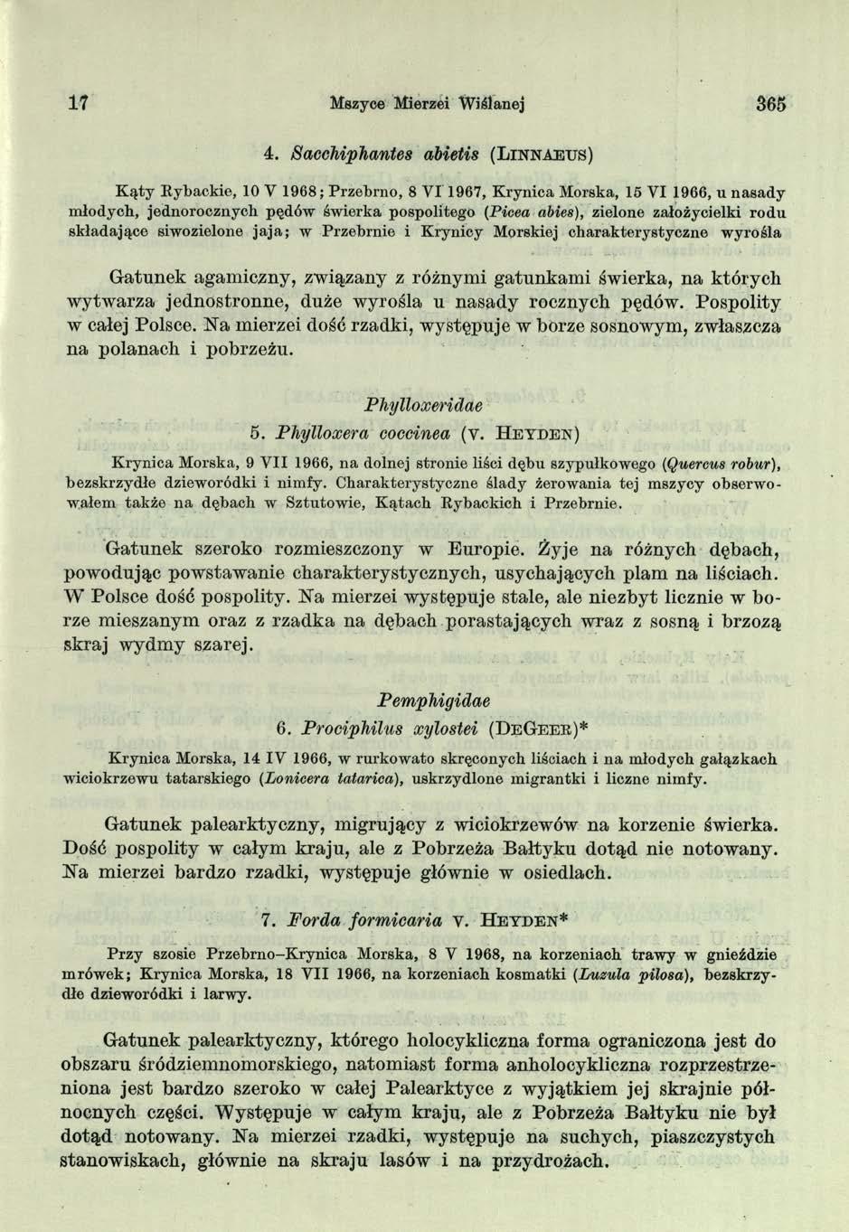 17 Mszyce Mierzei W iślanej 365 4.