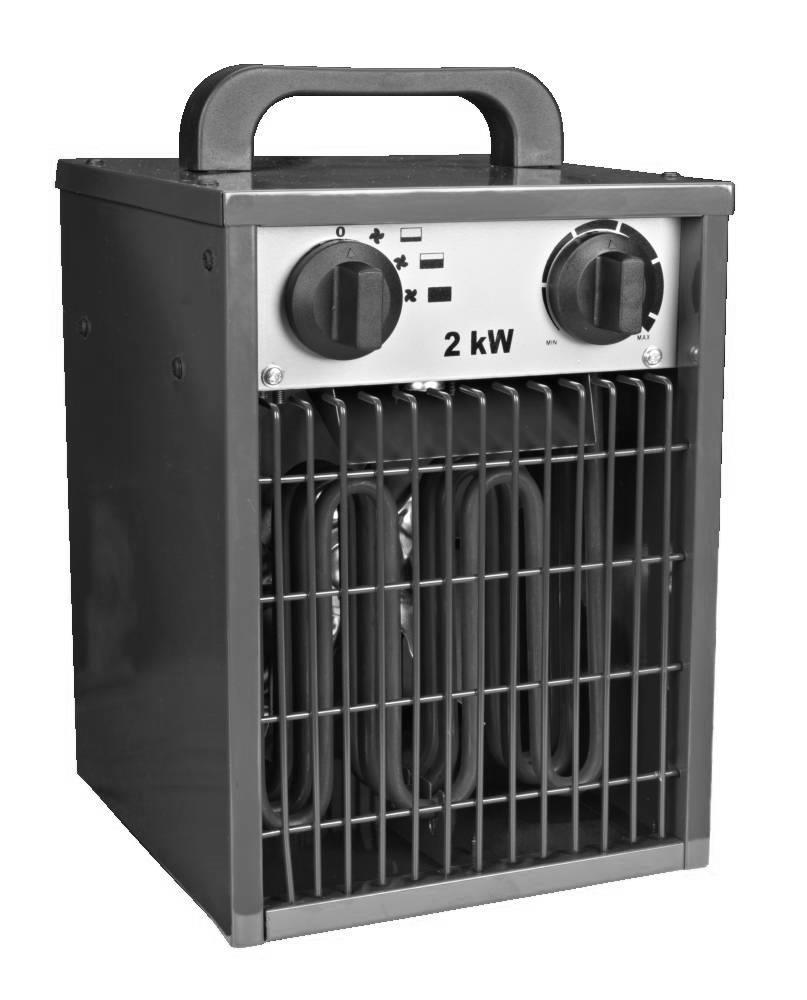 Instrukcja obsługi termowentylatora, 2 kw