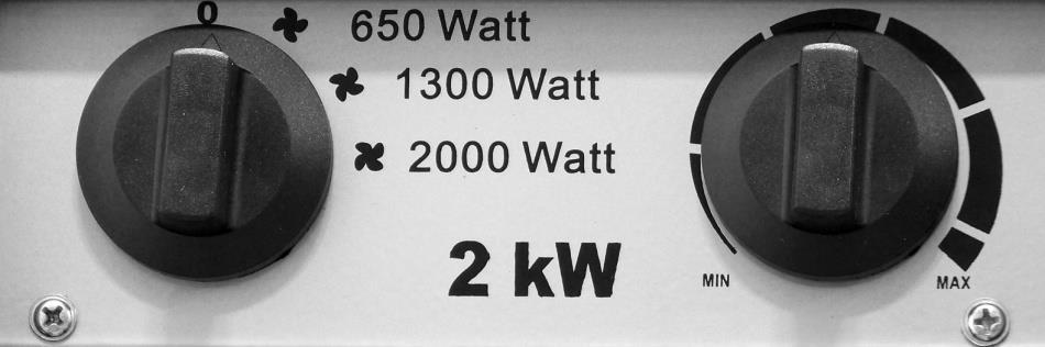 NORSK TEKNISKE DATA Merkespenning 230 V / 50 Hz Effekt 2000 W Effekttrinn 3 stk: 650 W, 1300 W og 2000 W Temperatur Justerbar 0-85 C Kapslingsklasse IPX4 Mål B200xH315xD200 mm Vekt 4,0 kg Sikring