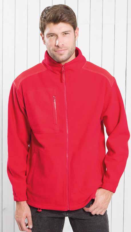 POLAR FLEECE MAN 330 REF: FLRA330 WEATHIRT UNIEX 330 REF: WRA330 Bluza polarowa zapinana na suwak, z dwoma kieszeniami.