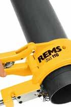 REMS Cut 110 P Urządzenie do cięcia i fazowania Silne, wysokiej jakości narzędzie, do prostopadłego wyrównania, cięcia i fazowania (15 ) w jednej operacji.